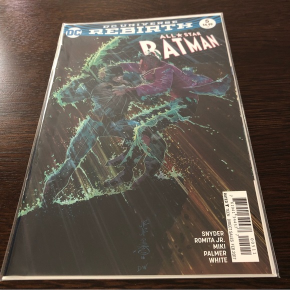 DC UNIVERSE REBIRTH: ALL STAR BATMAN #1-9 NM 2016/2017 DC COMICS - Picture 6 of 10